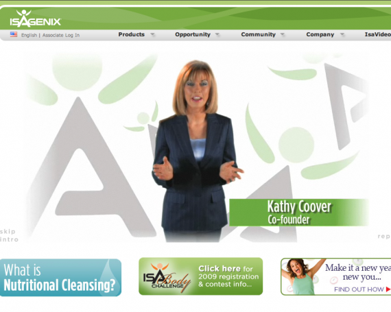 Isagenix rich media integration